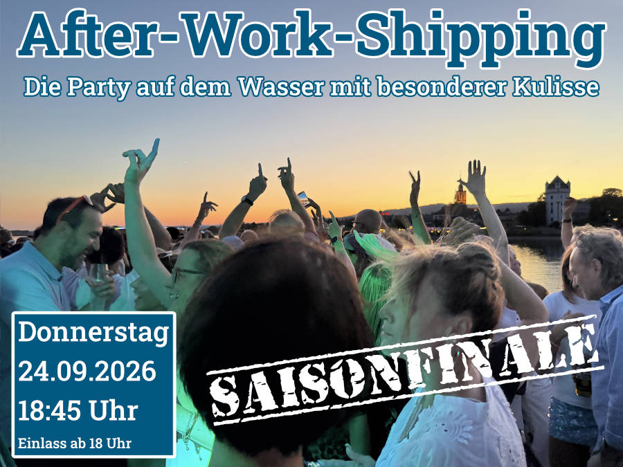After-Work-Shipping Mainz/Wiesbaden - Saisonfinale