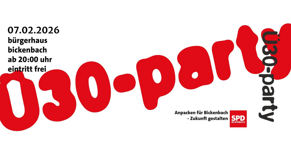 Ü30 Party Bickenbach